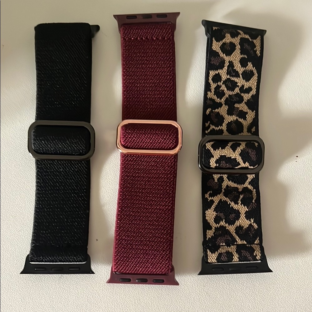 Set of Three Stylish Watch Bands